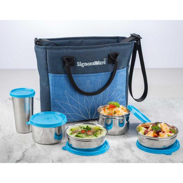 Insulated 2-Compartment Lunch Box Bag With Strap Online | Zulay Kitchen -  Save Big Today