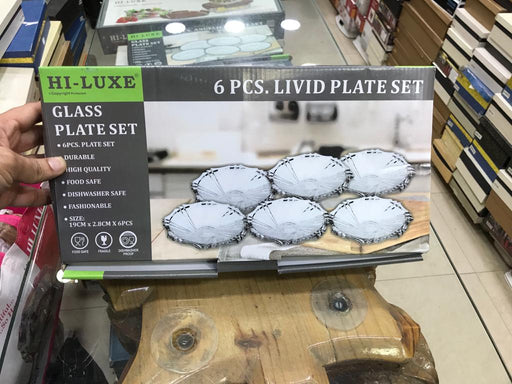 Hi-Luxe Plate Set, 6 Pc - Livid