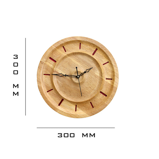 Wooden Wall Clock - W-4R