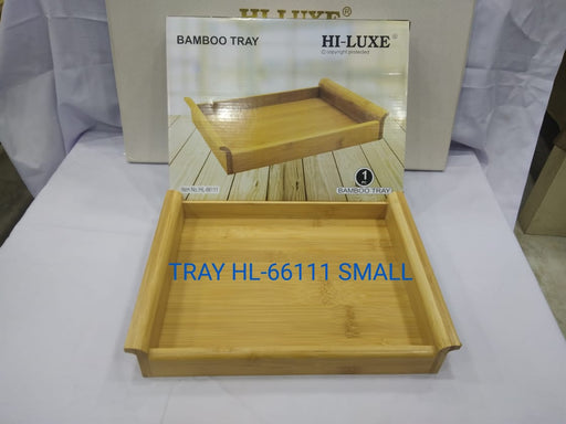 Hi-Luxe Bamboo Tray, 1 Pc - Small