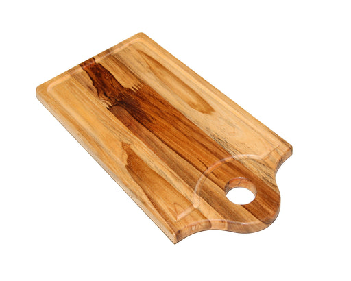 Multipurpose Teak Wood Board - 8" x 15" - (Ideal for use as a Platter, Serving, Cheese or Chopping Board) - CH-11G