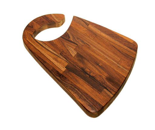 Multipurpose Teak Wood Board - 12" x 16" - (Ideal for use as a Platter, Serving, Cheese or Chopping Board) - CH-03V