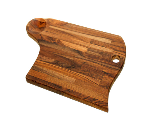 Multipurpose Teak Wood Board - 12" x 18" - (Ideal for use as a Platter, Serving, Cheese or Chopping Board) - CH-06V