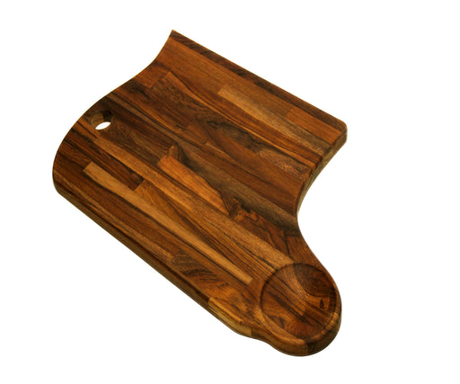 Multipurpose Teak Wood Board - 12" x 18" - (Ideal for use as a Platter, Serving, Cheese or Chopping Board) - CH-06V