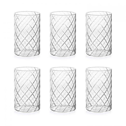 Cello Glass Tumbler - D'ziner Roma Style 2 - 290 ml - Set of 6